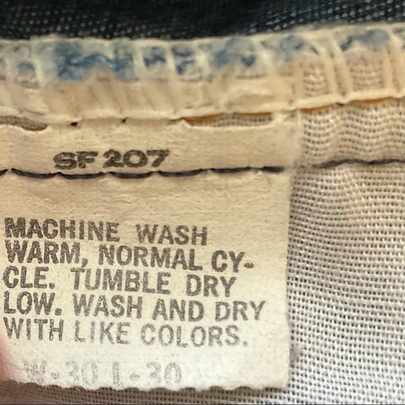 Levi's Vintage 517 Orange Tab Boot Cut Jeans 30”x30” - Picture 10 of 15